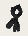 Allsaints Underground Logo Pareo Scarf In Black