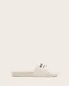 Allsaints Underground Logo Slip On Slides In White
