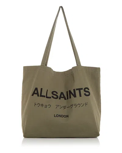 Allsaints Underground Logo Tote