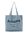 Allsaints Underground Unisex Shopper Tote Bag In Blue