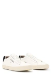 Allsaints Underground Low Top Sneaker In White/black