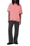 Allsaints Organic Cotton Underground T-shirt In Amara Pink