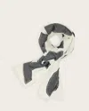 Allsaints Underground Print Logo Pareo Scarf In White