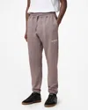 Allsaints Underground Relaxed Fit Logo Sweatpants In Brown