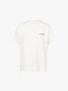 Allsaints Underground Short Sleeve Crew In Ashen White