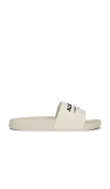 Allsaints Underground Logo Slip On Slides