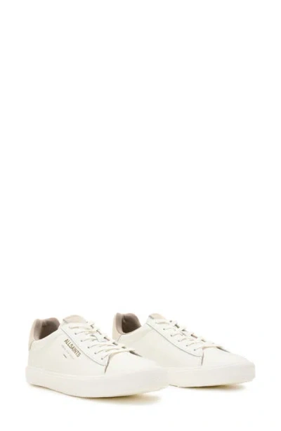 Allsaints Underground Sneaker In White/off White