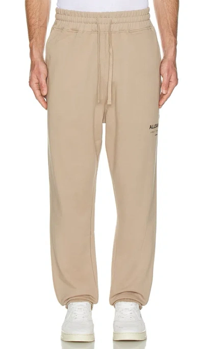 Allsaints Underground Sweatpant In Toffee Taupe