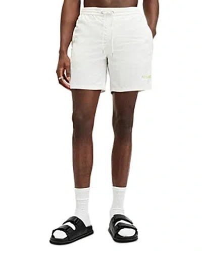 Allsaints Underground Swimshort In Chalk White