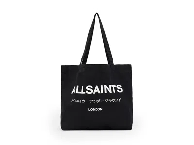Allsaints Underground Tote Handbags Black/chalk 2: One Size