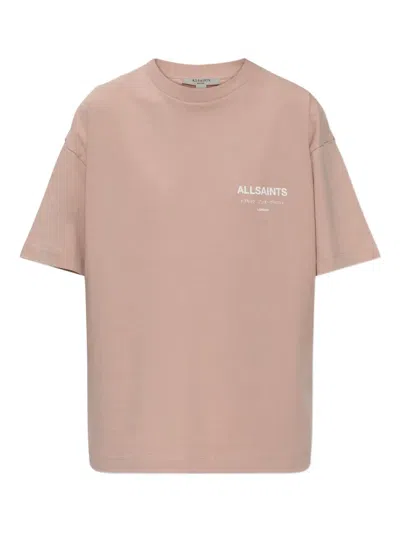 Allsaints Underground T-shirt In Pink