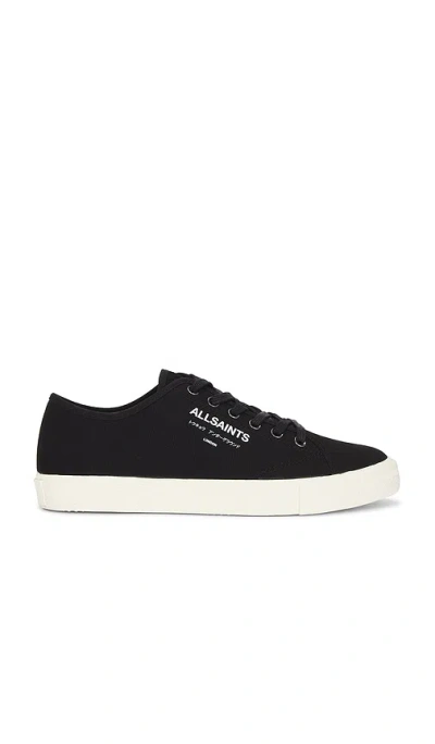 Allsaints Undgrnd Can Low Top In Black