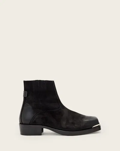 Allsaints Upper: 100% Cow Leather; Lining: 100% Goat Leather; Sock 1: 100% Goat Leather; Sole: 100% Rubber Orl In Black