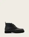 Allsaints Skiff Leather Boots In Black