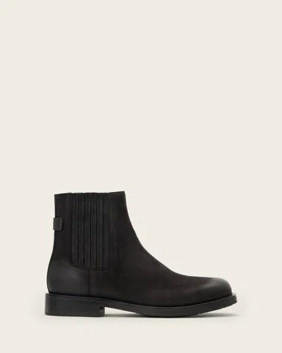 ALLSAINTS COW LEATHER BLOOM CHELSEA BOOTS