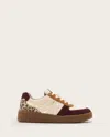 Allsaints Vix Low Top Suede Sneakers In Brown