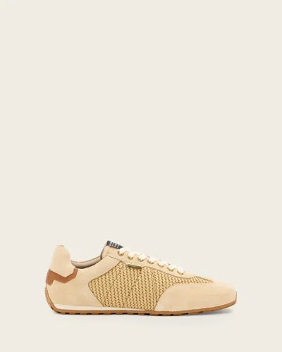 Allsaints Upper: 50% Raffia In Green