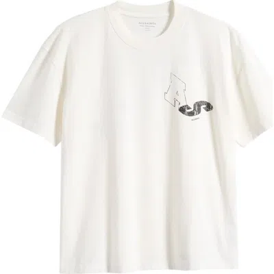 Allsaints Upstaged Short Sleeve Organic Cotton T-shirt In Multi