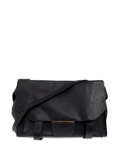 Allsaints Ursa Leather Shoulder Bag In Black