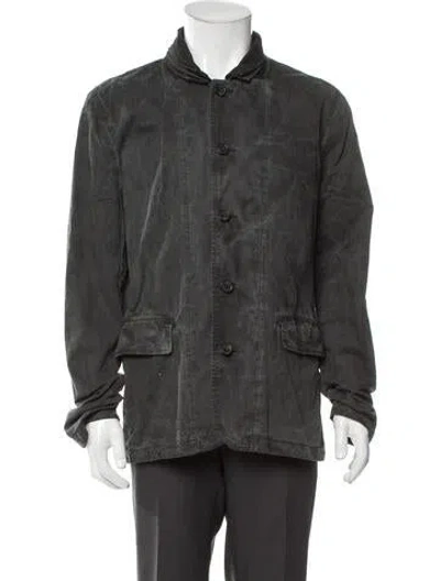 Pre-owned Allsaints Utility Jacket In Gray