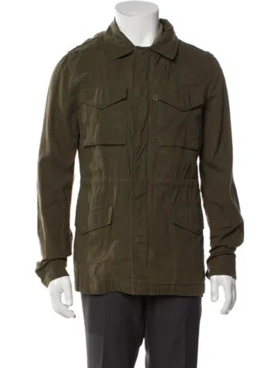 Pre-owned Allsaints Utility Jacket In Green