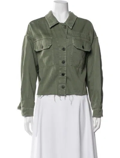 Pre-owned Allsaints Utility Jacket In Green