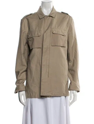 Pre-owned Allsaints Utility Jacket In Green
