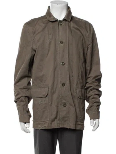 Pre-owned Allsaints Utility Jacket In Green