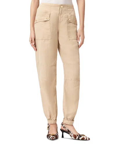 Allsaints Val Banded Hem Pants In Brown