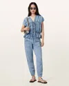 Allsaints Val Cargo Jogger Jeans In Blue