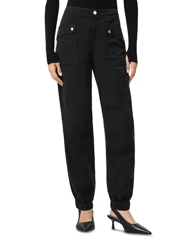 Allsaints Val Patch Pocket Pants In Black