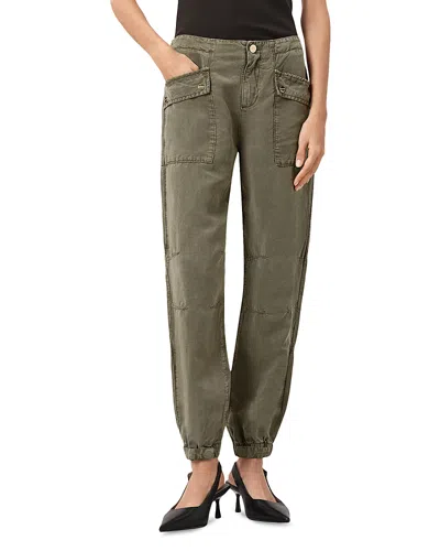 Allsaints Val Patch Pocket Pants In Green
