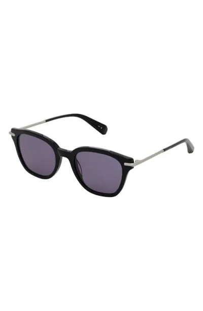 Allsaints Valensi 50mm Square Sunglasses In Black