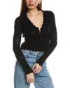 Allsaints Vanessa Wool & Alpaca-blend Cardigan In Black