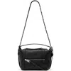Allsaints Vega Embossed Leather Grab Bag In Black