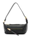 Allsaints Womens Black Vega Mini Leather Shoulder Bag In Black