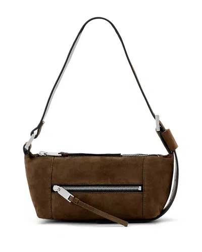 Allsaints Vega Mini Suede Shoulder Bag