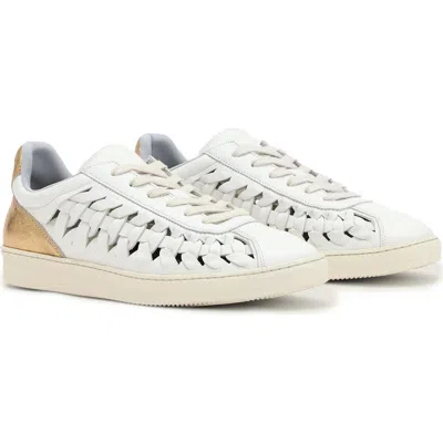 Allsaints Velma Woven Sneaker In White