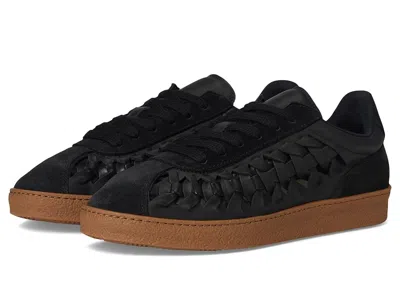 Allsaints Velma Woven Sneakers In Black