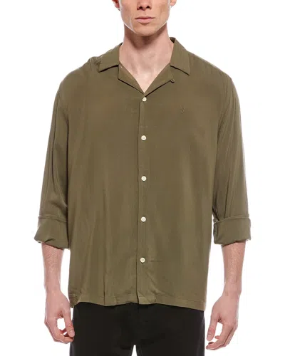 Allsaints Venice Relaxed Fit Shirt In Brown