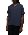 ALLSAINTS VENICE RELAXED FIT BUTTON DOWN CAMP SHIRT