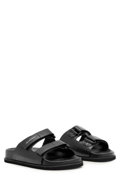 Allsaints Vex Sandal In Black