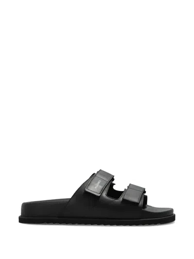 Allsaints Vex Sandalen Mit Klettverschluss In Black