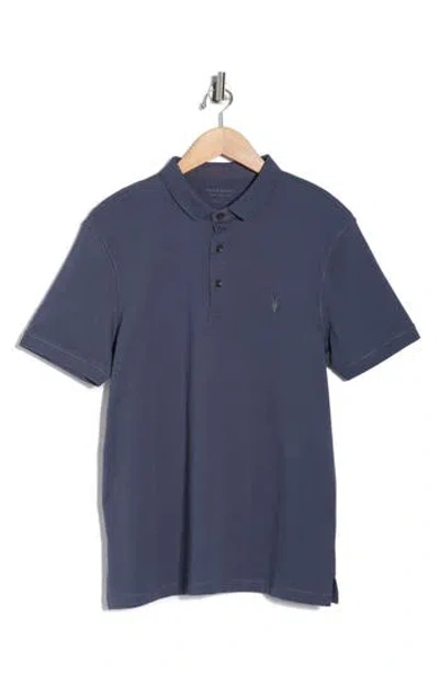 Allsaints Vidal Polo In Blue