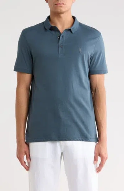 Allsaints Vidal Polo In Blue