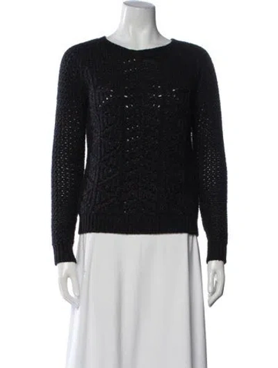 Pre-owned Allsaints Vintage Crew Neck Sweater In Blue