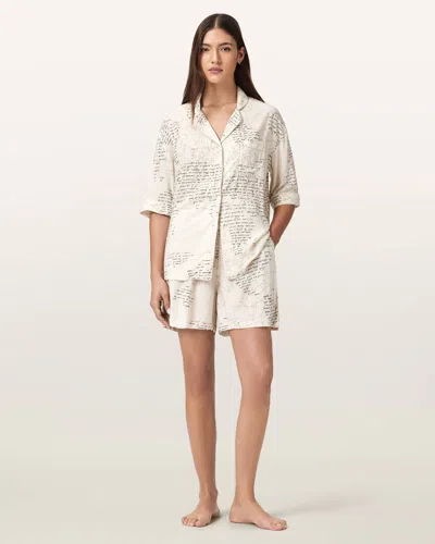 Allsaints Viscose Clem Pj Set In Multi