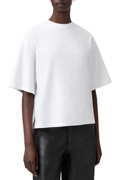 Allsaints Vision Amelie Graphic T-shirt In White