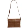 Allsaints Vittoria Quilted Leather Shoulder Bag In Brown