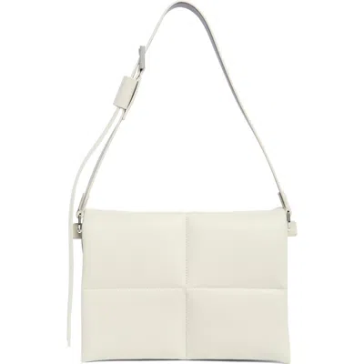 Allsaints Vittoria Quilted Leather Shoulder Bag In Neutral
